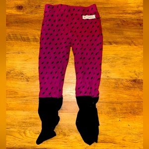 *** BLACK AND PINK PICO PANTS ***